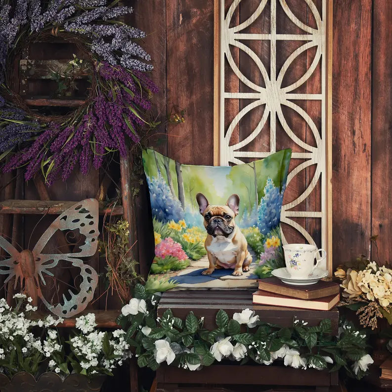 French Bulldog Spring Path Pair of Pot Holders Caroline's Treasures