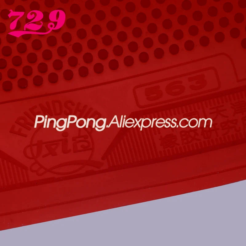 Friendship 729 563 (Pips-out Special) 729 Table Tennis Rubber Original 729 Ping Pong Topsheet OX without Sponge