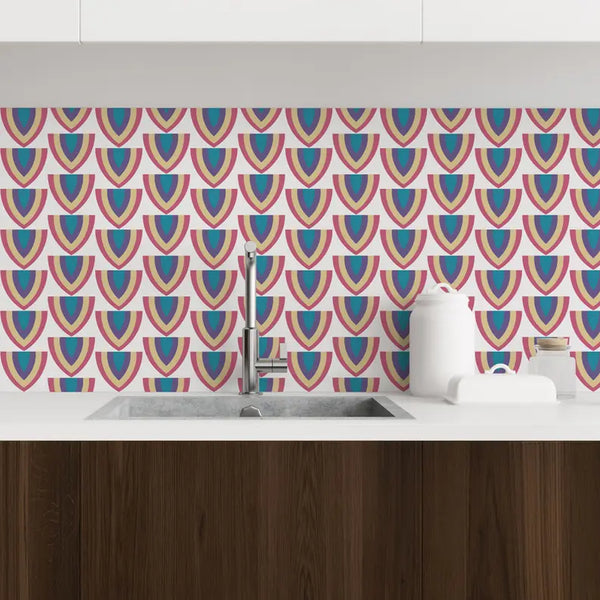 'Fruit Slices' Retro Peel & Stick Wallpaper SBC-LTD