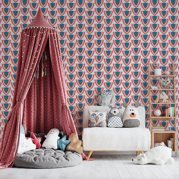 'Fruit Slices' Retro Peel & Stick Wallpaper SBC-LTD
