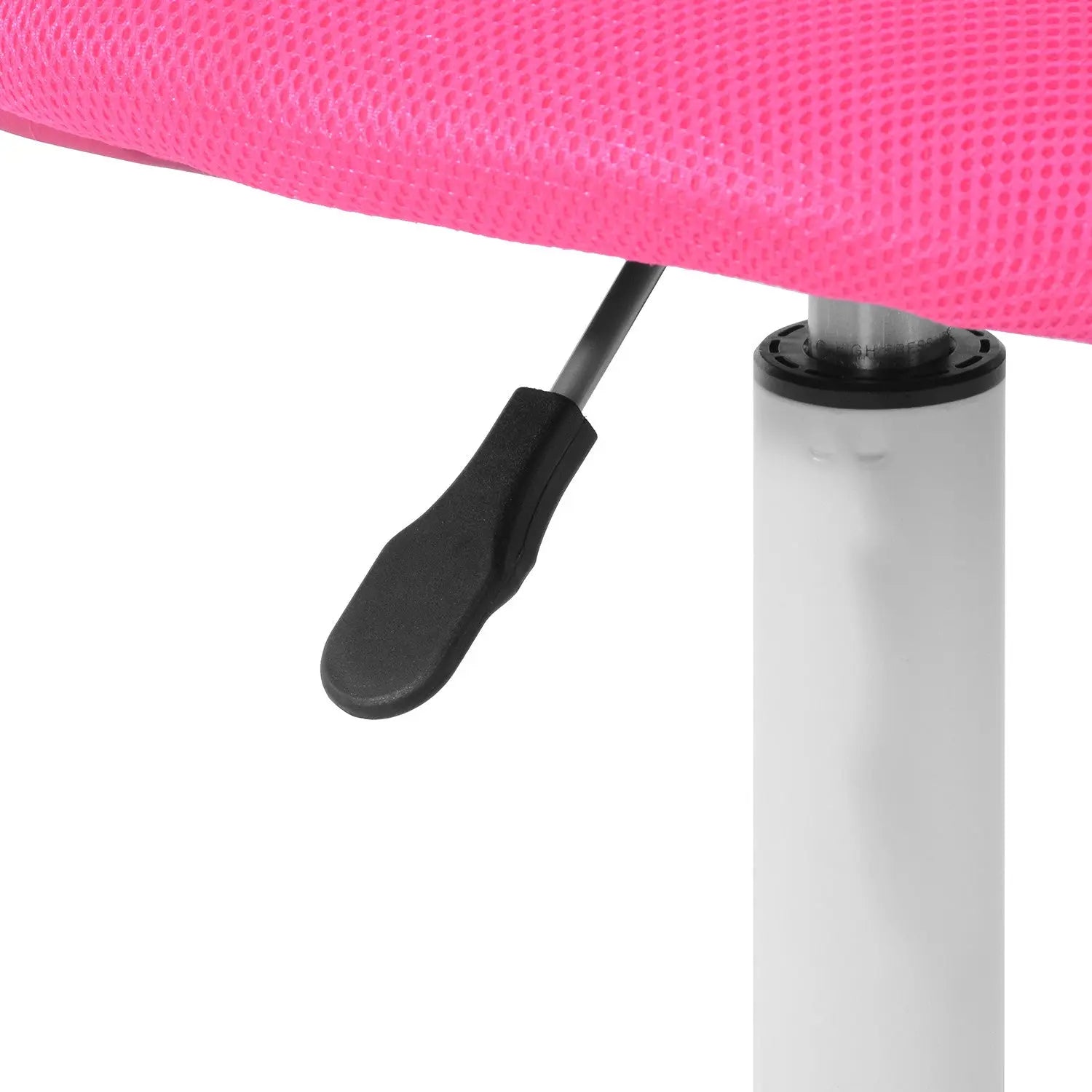 Fuchsia and White Adjustable Height Swivel Rolling Office Chair Homeroots Office