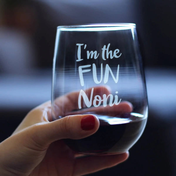Fun Noni Stemless Wine Glass - Mother's Day Gifts and Decor Bevvee