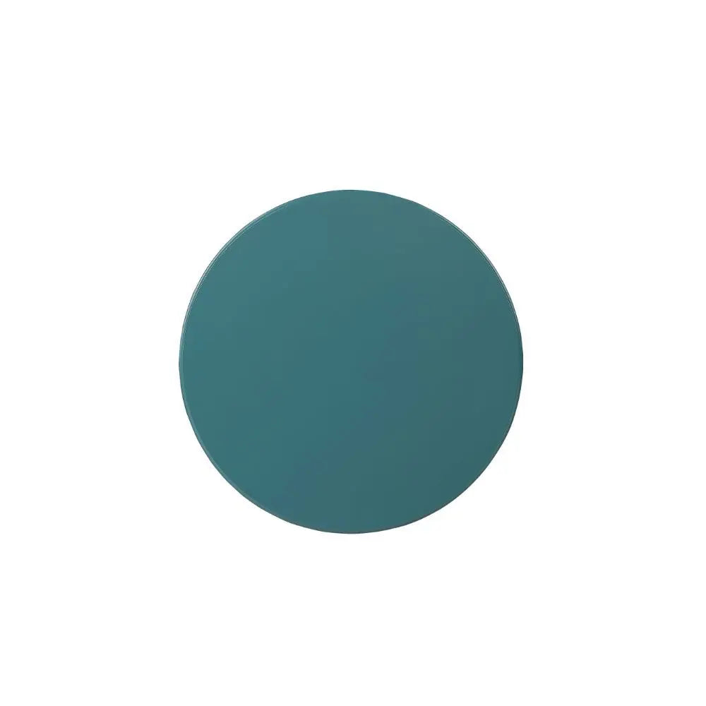 Fun Teal Wood Pedestal End Table Homeroots Living Room