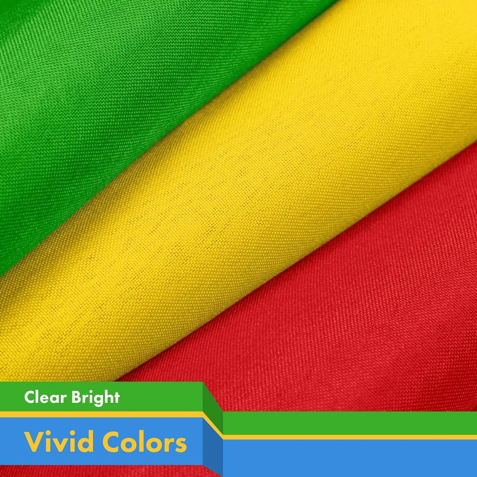 G128 10 Pack: Mali (Malian) Flag | 3x5 feet | Printed 150D Indoor/Outdoor, Vibrant Colors, Brass Grommets, Quality Polyester, Much Thicker More Durable Than 100D 75D Polyester G128
