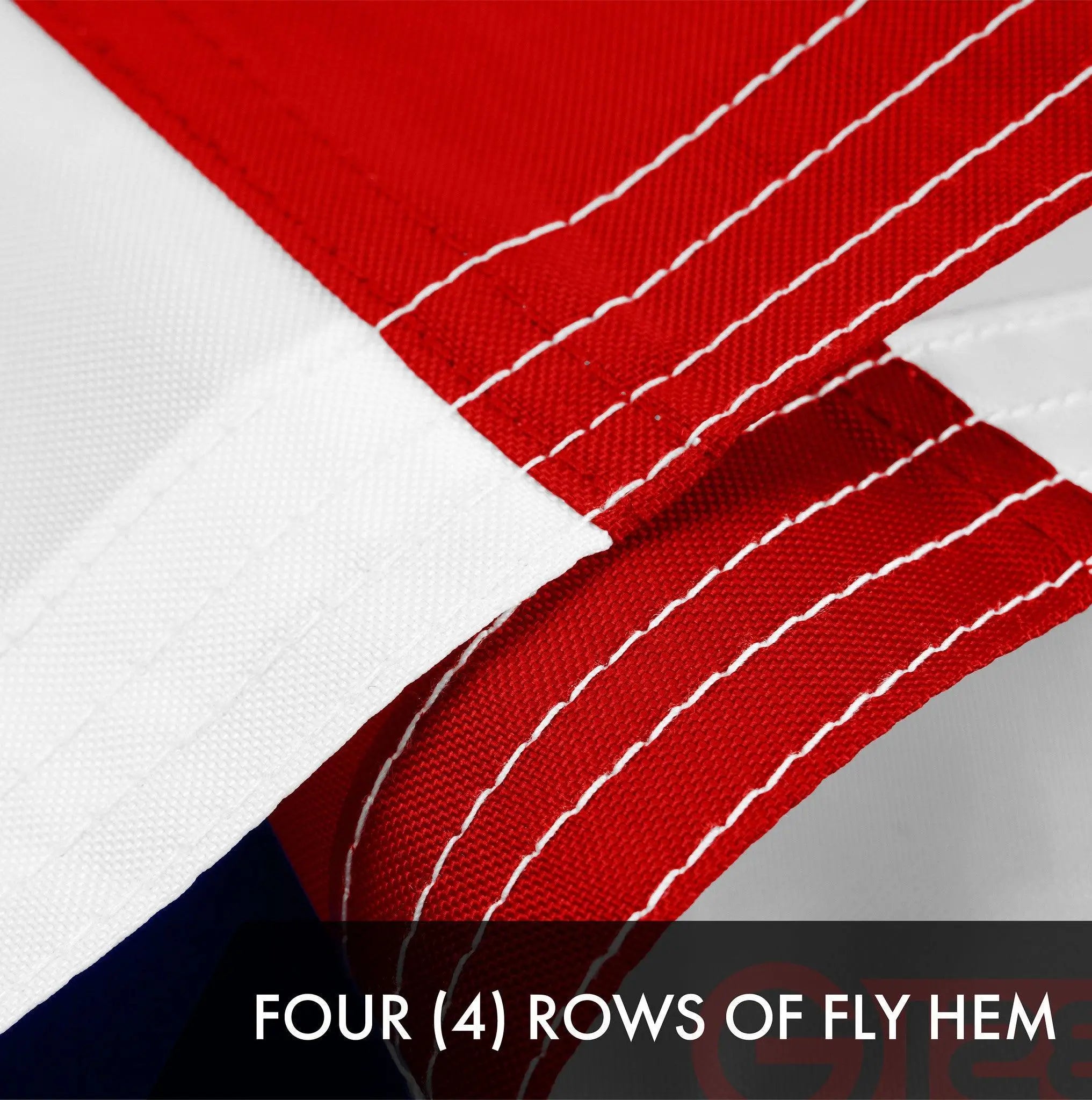 G128 2 Pack: American USA Yacht Ensign Flag | 2.5x4 Ft | ToughWeave Series Embroidered 300D Polyester | Nautical Flag, Embroidered Stars, Sewn Stripes, Indoor/Outdoor, Brass Grommets G128