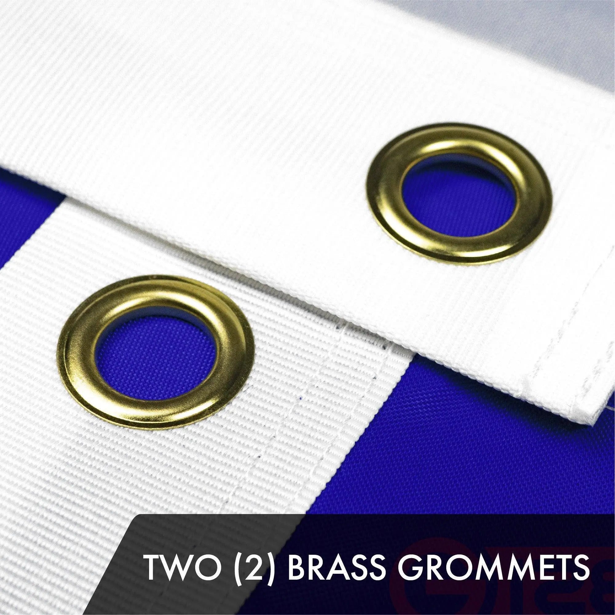 G128 5 Pack: Christian Flag | 2x3 Ft | ToughWeave Series Embroidered 300D Polyester | Religious Flag, Embroidered Design, Indoor/Outdoor, Brass Grommets G128