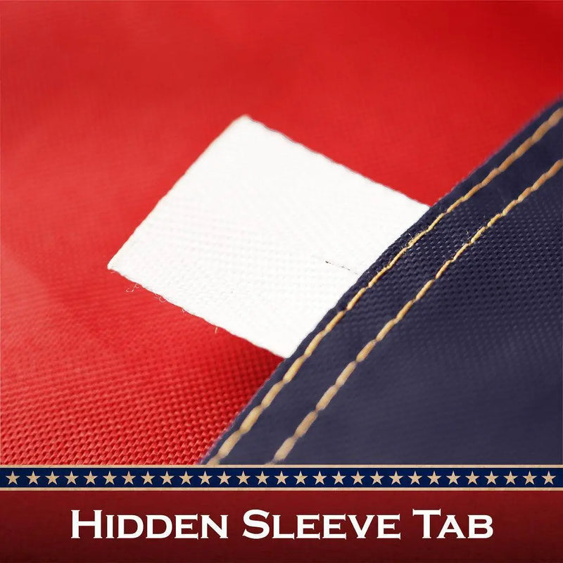 G128 5 Pack: Texas Tea-Stained Flag | 3x5 Ft | ToughWeave Pro Series Pole Sleeve Embroidered 420D Polyester | Embroidered Design, Indoor/Outdoor, High Quality, NO Flagpole Included G128