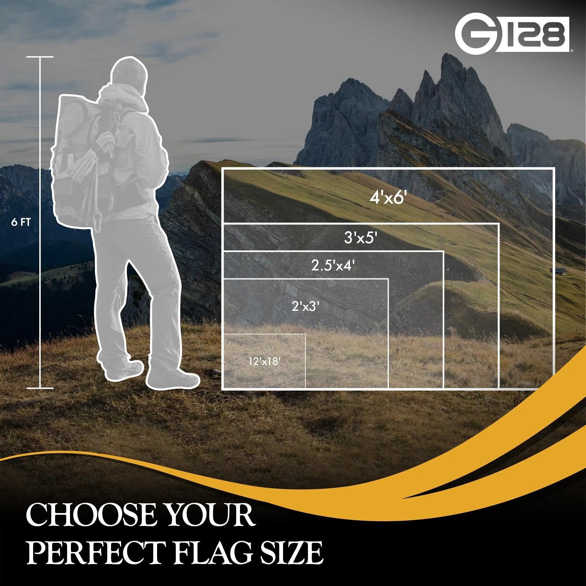 G128 Alaska State Flag | 2.5x4 Ft | StormFlyer Series Embroidered 220GSM Spun Polyester | Embroidered Design, Indoor/Outdoor, Brass Grommets, Heavy Duty, All Weather G128