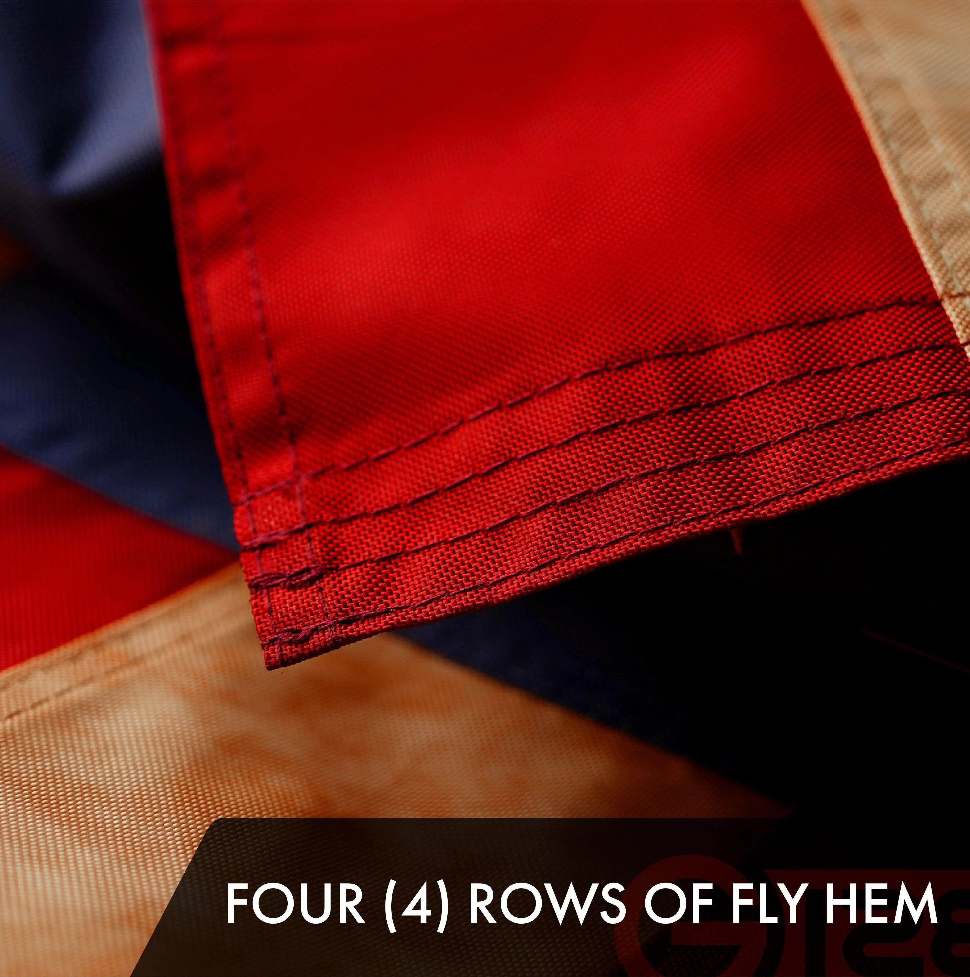 G128 Betsy Ross Tea-Stained Flag | 4x6 Ft | ToughWeave Pro Series Embroidered 420D Polyester | Historical Flag G128