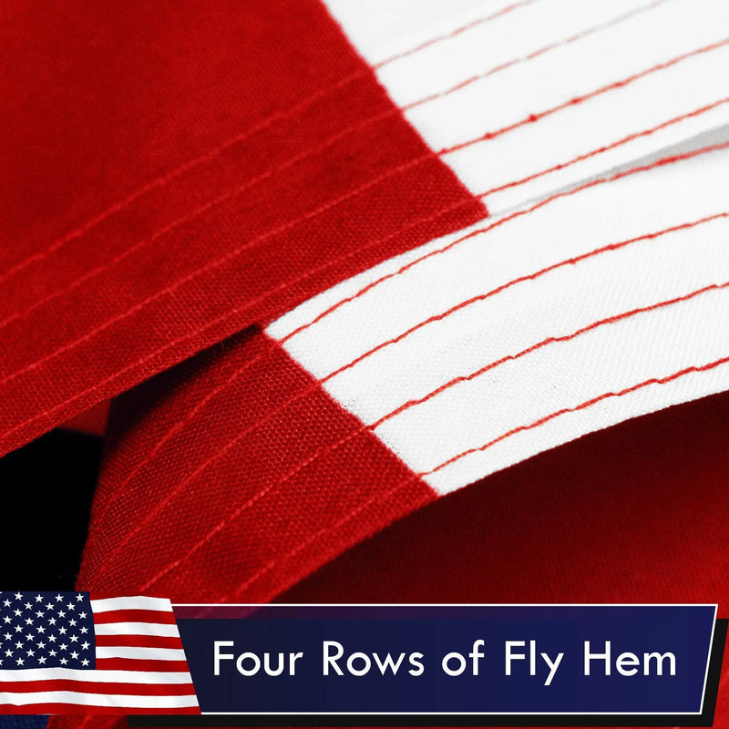 G128 Combo Pack: USA American Flag 3x5 Ft 75D Printed Stars & Irish Shamrock Flag 3x5 Ft 75D Printed - GreatEagleInc