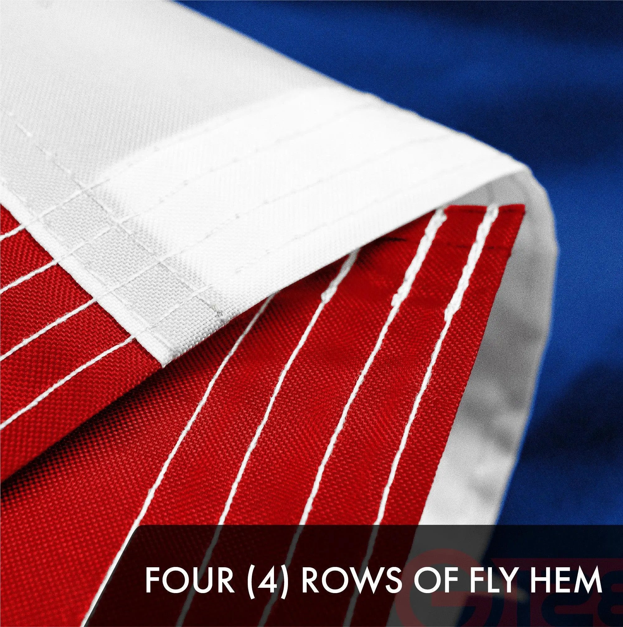 G128 Puerto Rico Puerto Rican Flag | 2.5x4 Ft | ToughWeave Series Embroidered 300D Polyester | Embroidered Design, Indoor/Outdoor, Brass Grommets G128