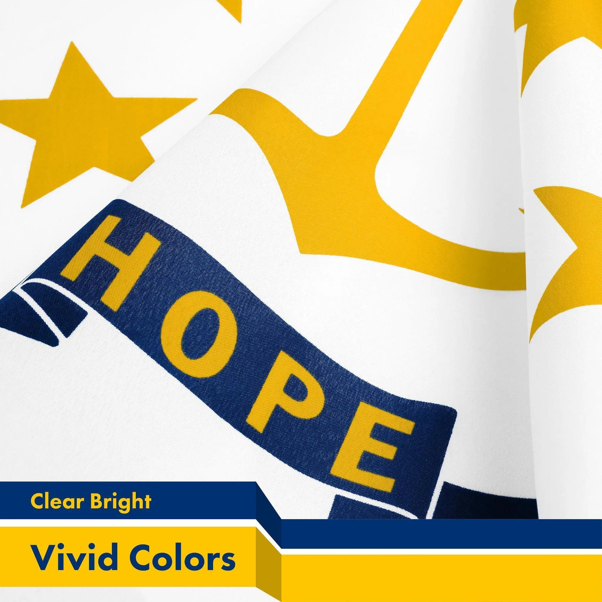G128 Rhode Island RI State Flag | 3x5 Ft | LiteWeave Pro Series Printed 150D Polyester | Indoor/Outdoor, Vibrant Colors, Brass Grommets, Thicker and More Durable Than 100D 75D Polyester G128