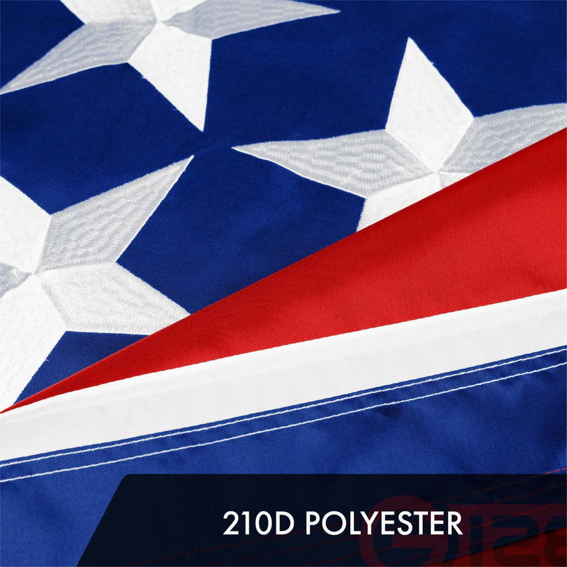 G128 Tennessee State Flag | 2.5x4 Ft | ToughWeave Series Embroidered 300D Polyester | Embroidered Design, Indoor/Outdoor, Brass Grommets G128