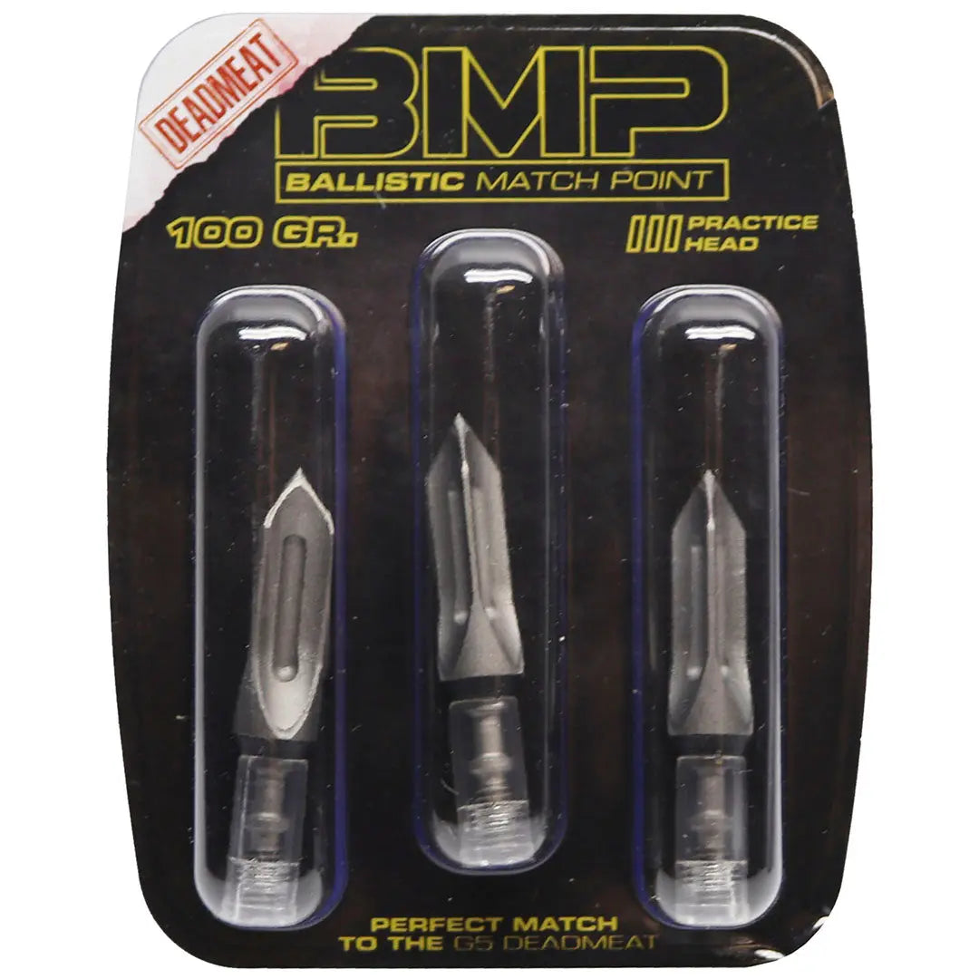 G5 Outdoors Deadmeat B.m.p. Fixed Practice Tips - 100 Grain (3-pack) G5OUTDOORS