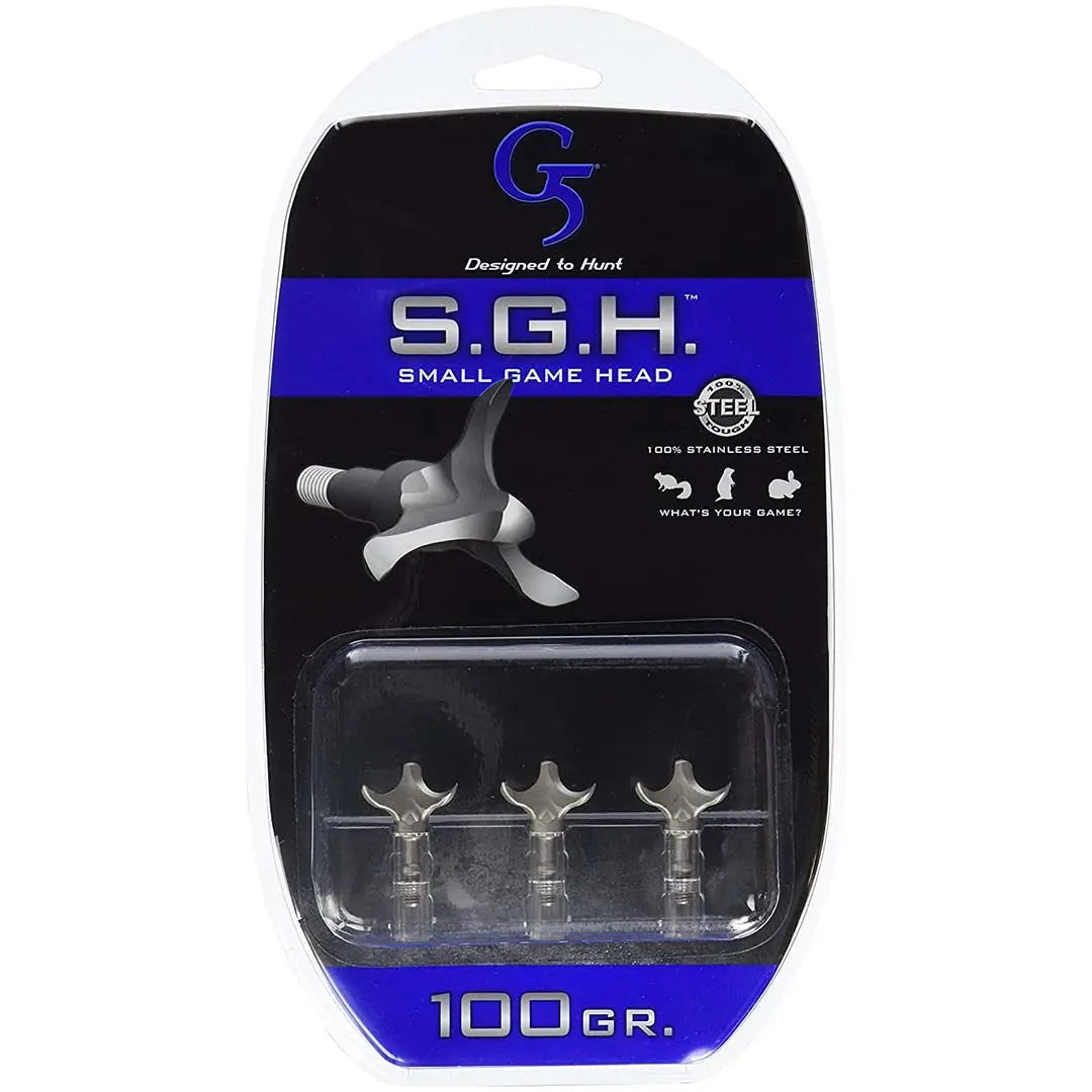G5 Outdoors "sgh" Small Game Head Broadheads - 100 Grain (3-pack) G5OUTDOORS