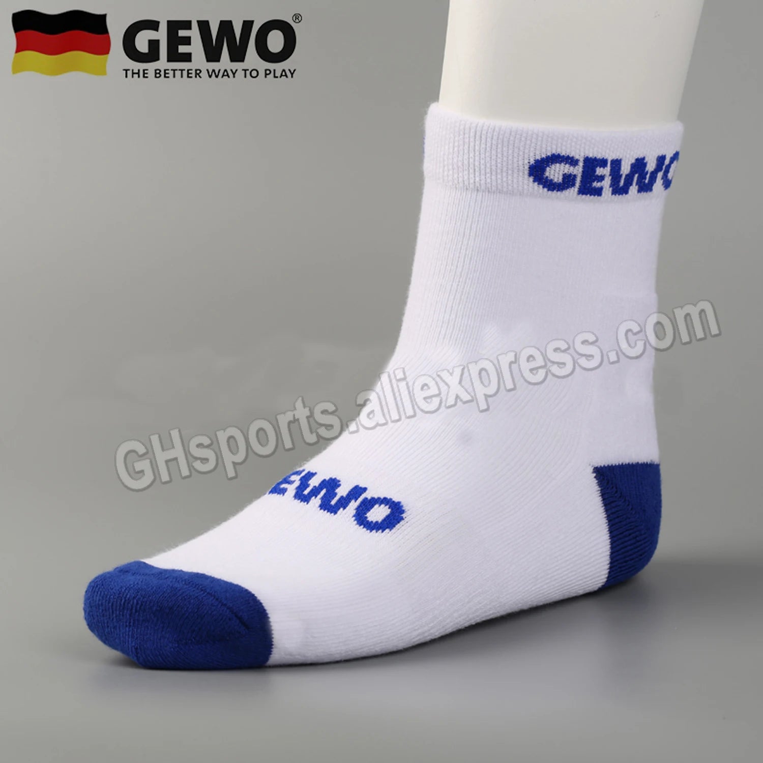 GEWO Professional Table Tennis Socks Original GEWO Ping Pong Badminton Thick Cotton Sports Socks