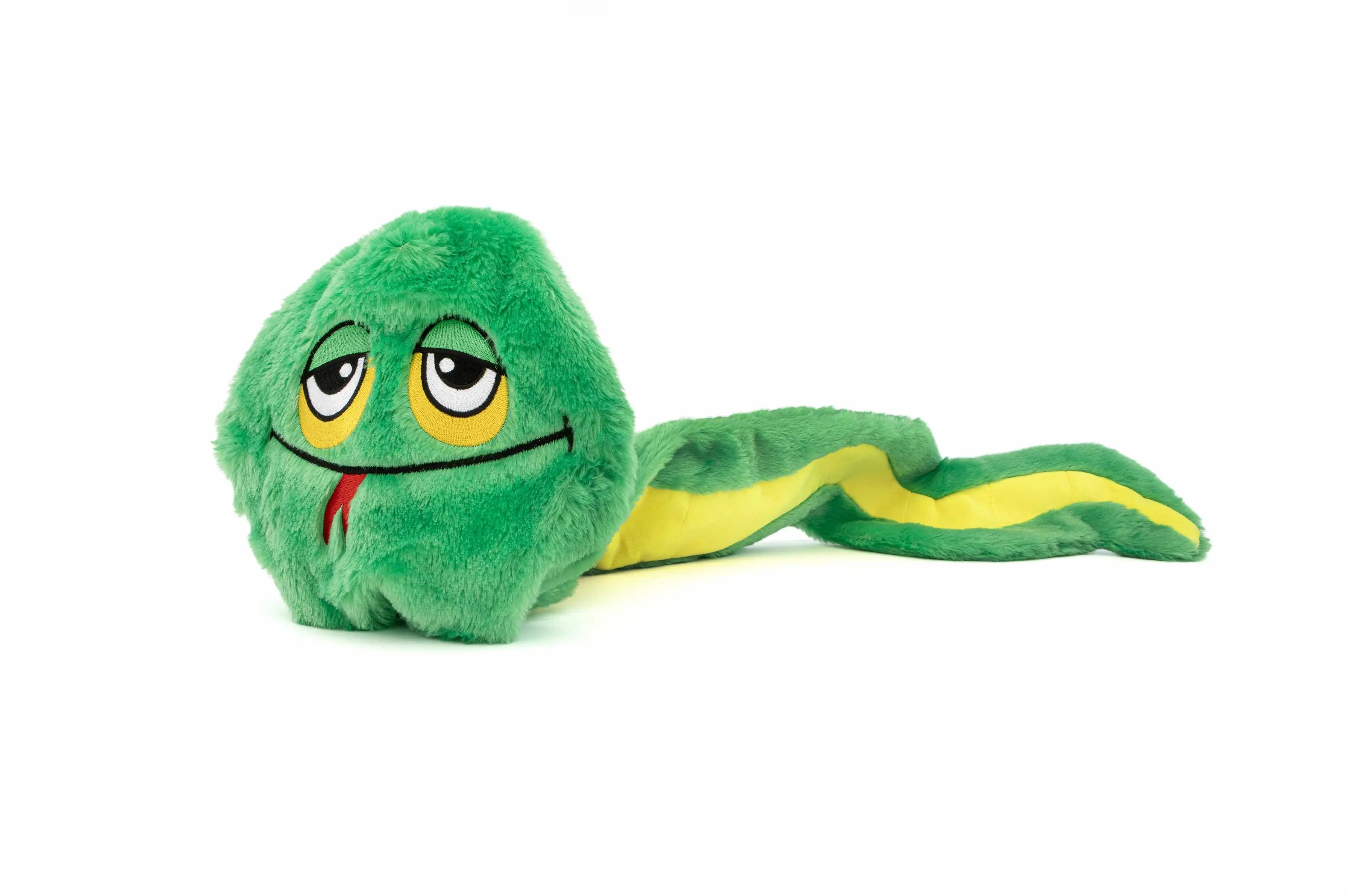 GURU Pet Company Hide-A-Tail Green Snake Interactive Plush Dog Puzzle Toy GURU Pet Company