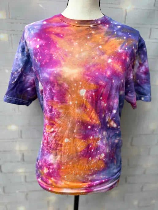 Galaxy Ice Dyed Tie Dye Blank Tee The Blended Owl