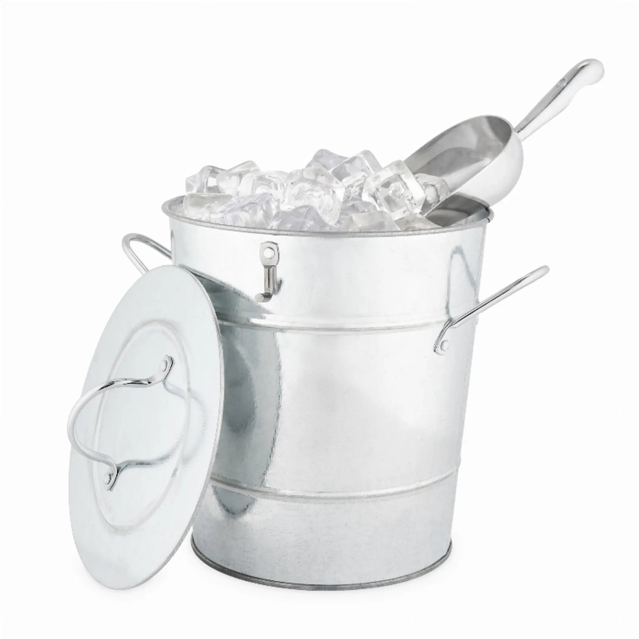 Galvanized Metal Ice Bucket By Twine True Brands