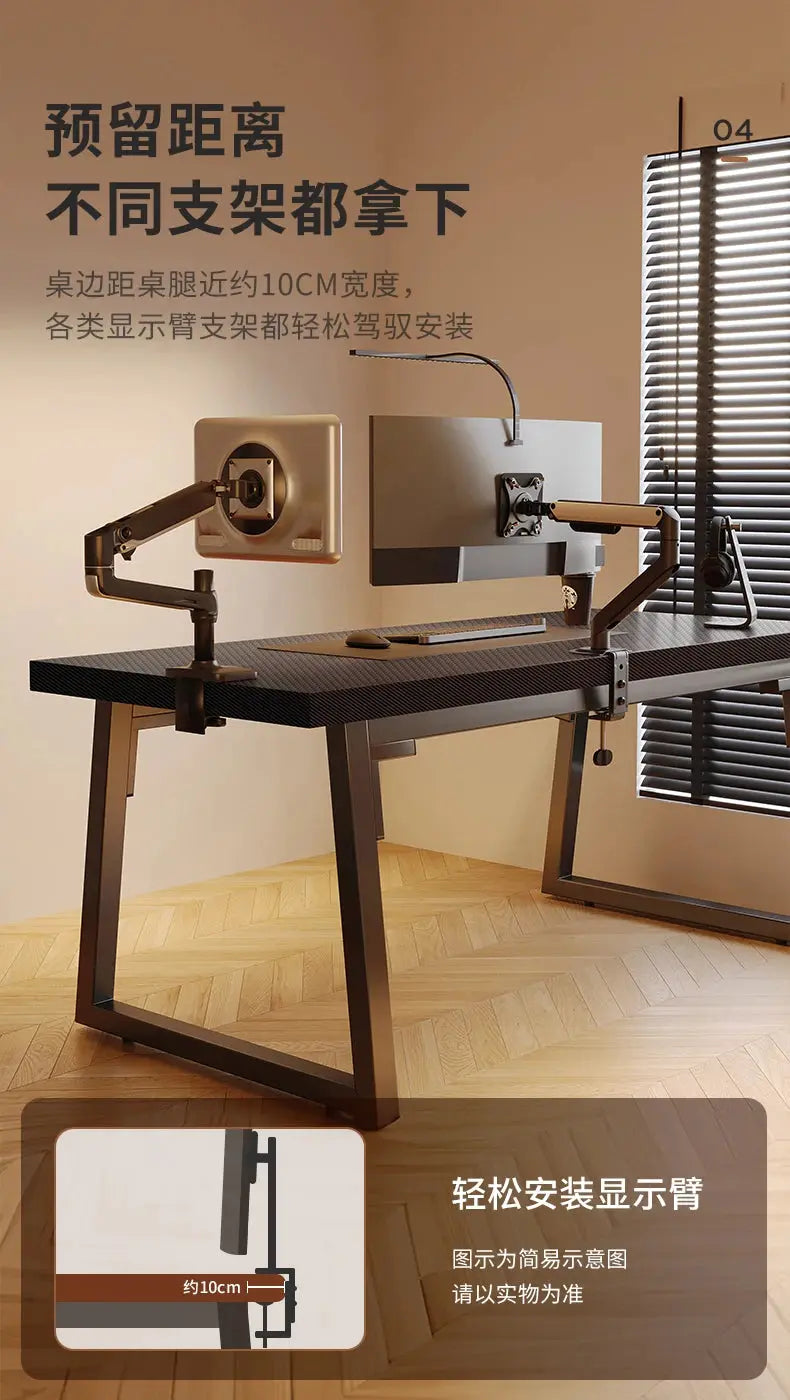 Gaming Desk, Carbon Fiber Computer Desk, Office Home Games, Desktop Desk GreatEagleInc