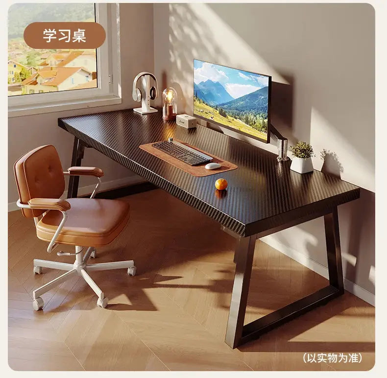 Gaming Desk, Carbon Fiber Computer Desk, Office Home Games, Desktop Desk GreatEagleInc