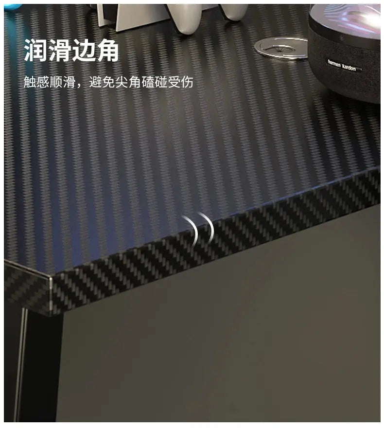 Gaming Desk, Carbon Fiber Computer Desk, Office Home Games, Desktop Desk GreatEagleInc