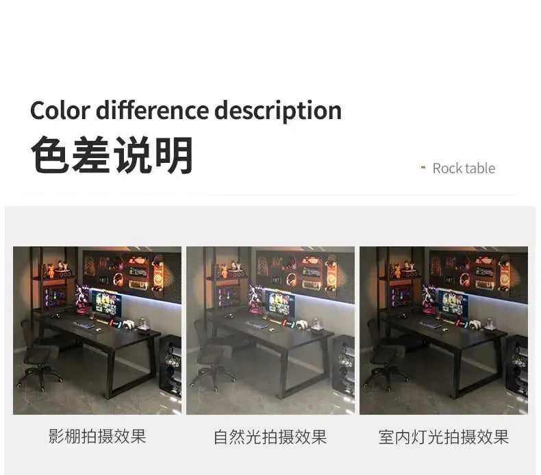 Gaming Desk, Carbon Fiber Computer Desk, Office Home Games, Desktop Desk GreatEagleInc