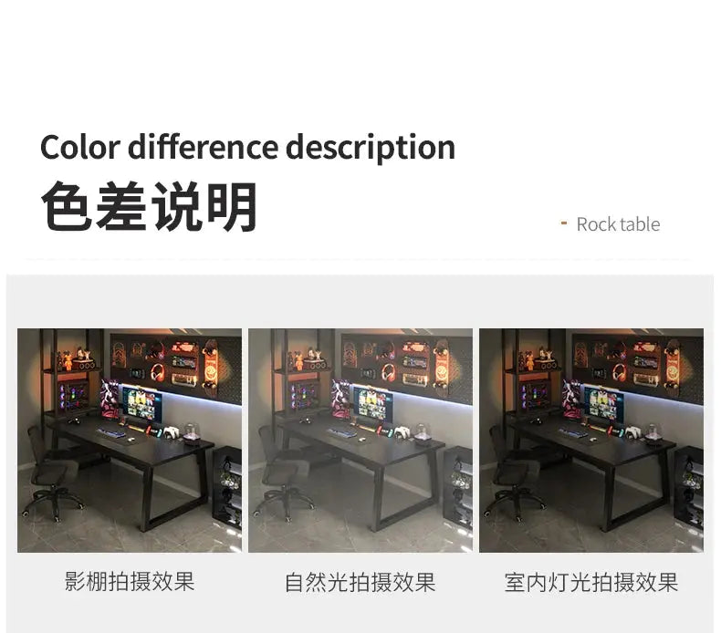 Gaming Desk, Carbon Fiber Computer Desk, Office Home Games, Desktop Desk GreatEagleInc