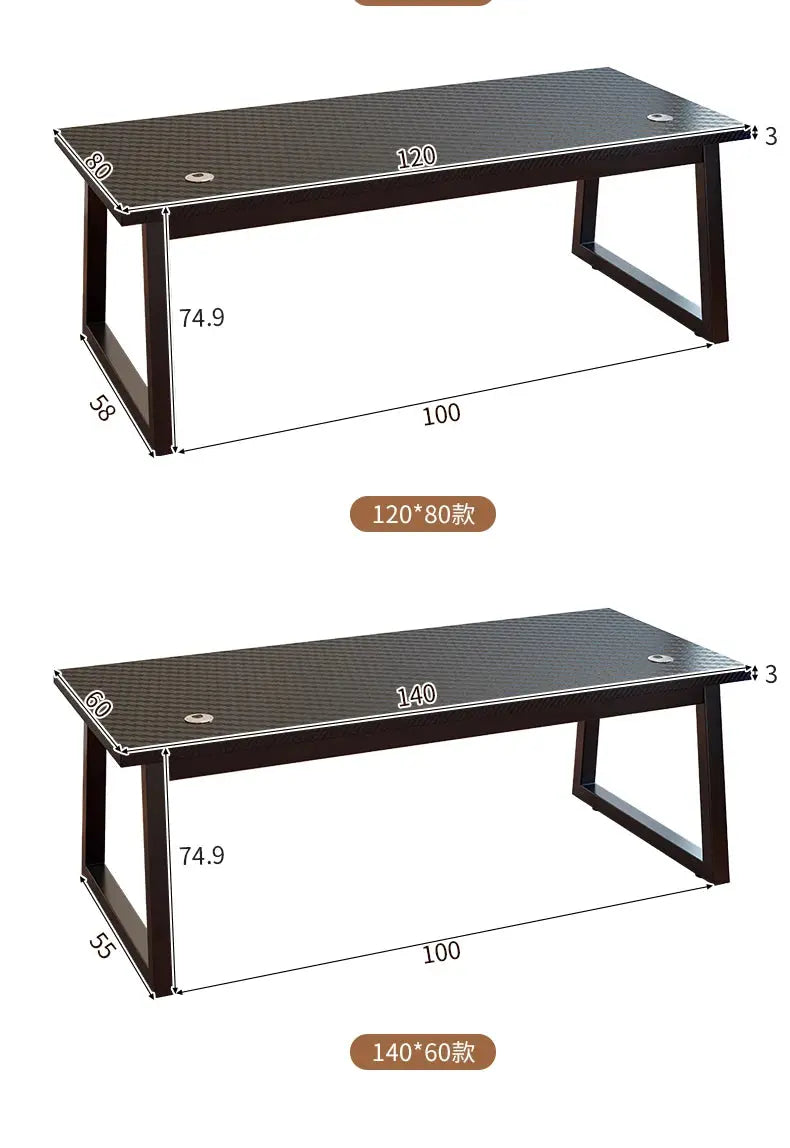 Gaming Desk, Carbon Fiber Computer Desk, Office Home Games, Desktop Desk GreatEagleInc
