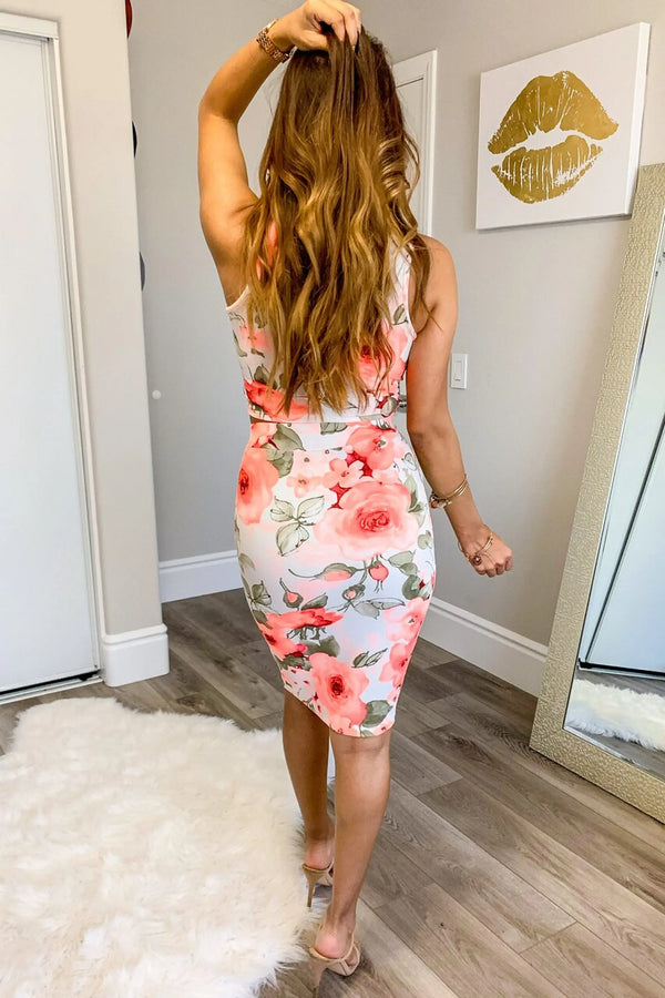 Garden Date Floral Midi Skirt Set SurelyMine
