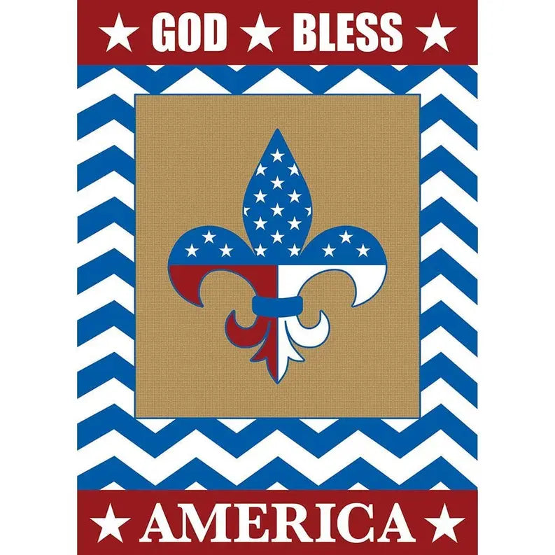 Garden God Bless America Flag Dicksons Inc