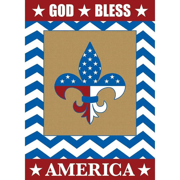 Garden God Bless America Flag Dicksons Inc
