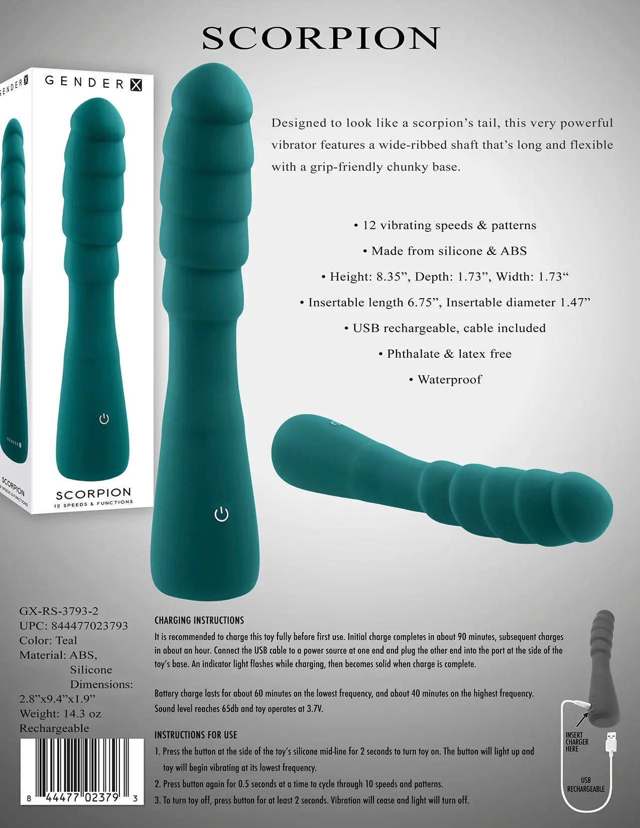 Gender X Scorpion Evolved Novelties