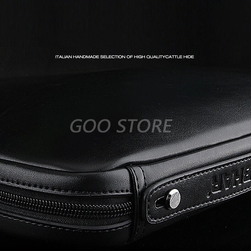 Genuine tibhar genuine leather Table Tennis racket bag Ping Pong case