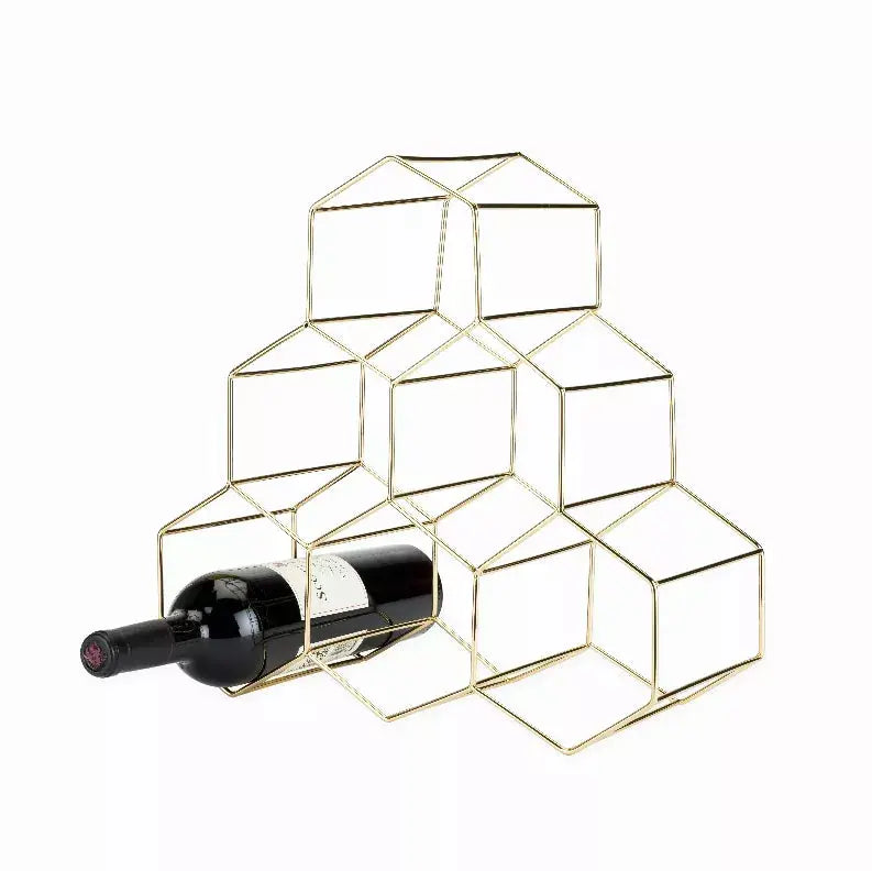 Geo Counter Top Wine Rack By Viski True Brands