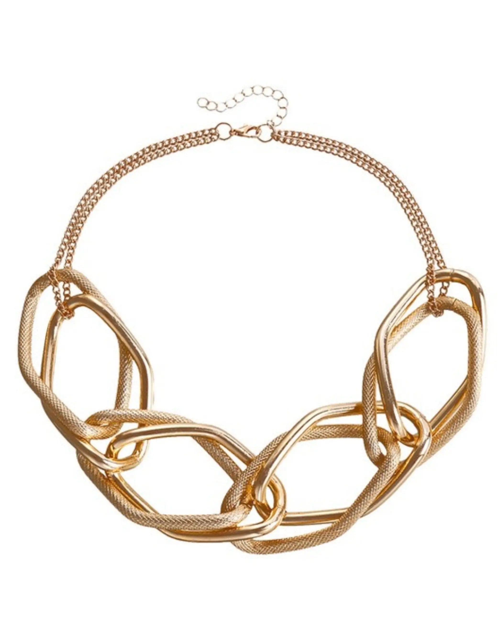 Geometric Chain Statement Piece Necklace SurelyMine