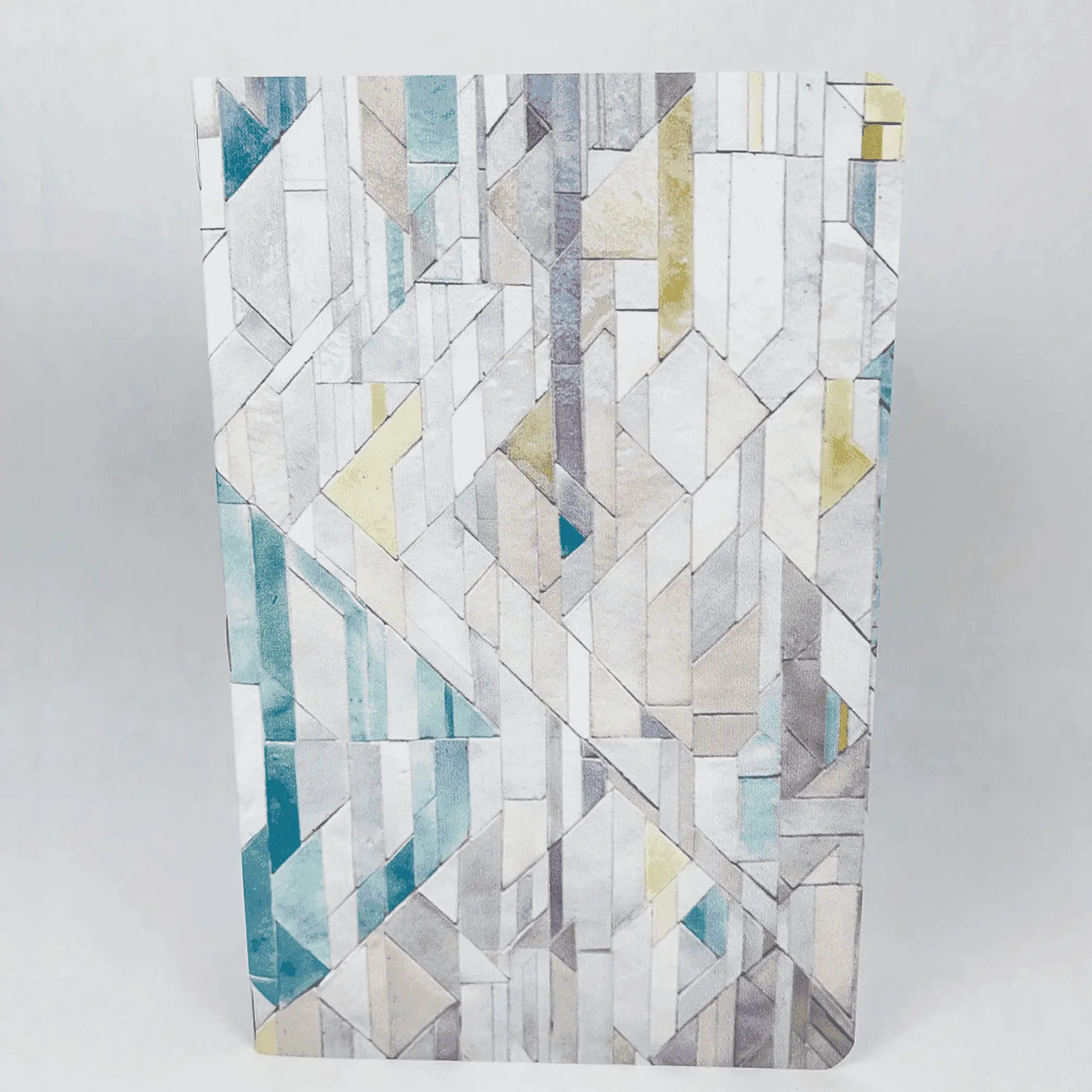 Geometric Tiles - Style 1 - Premium Paper A5-ish size Notebook Art by Erica H