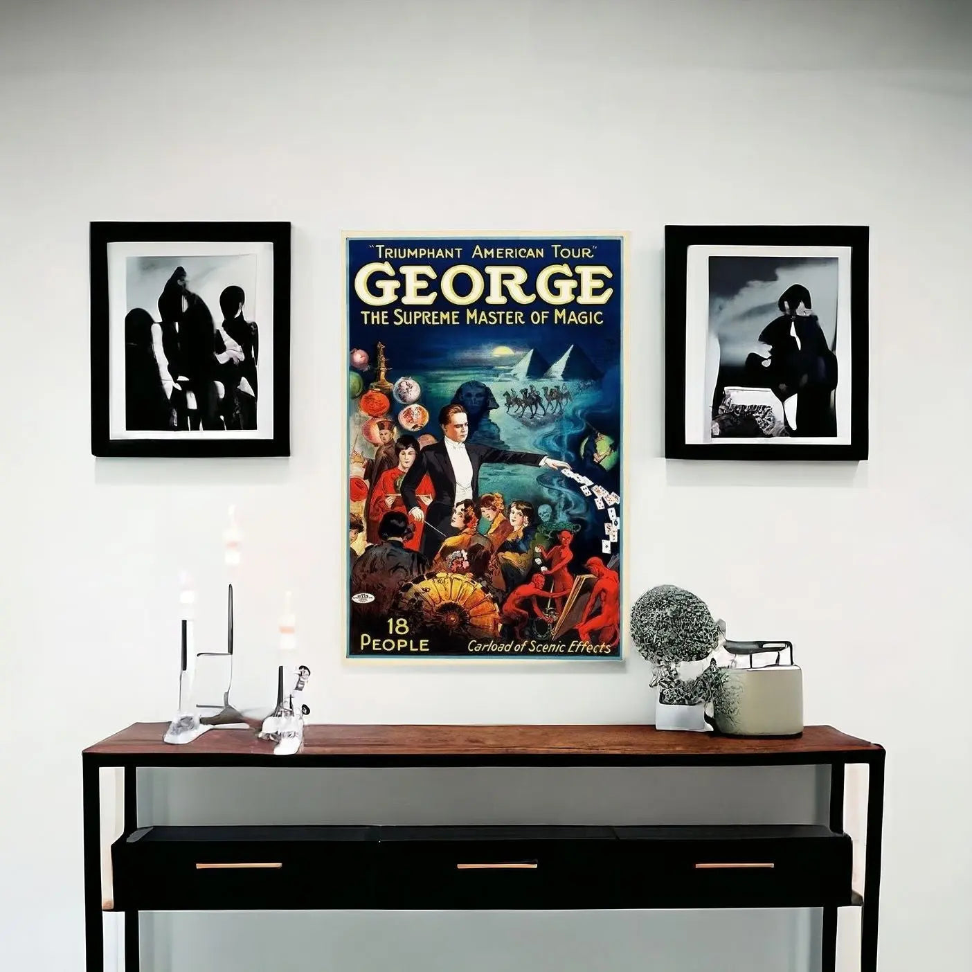 George The Supreme Master Vintage Magic Unframed Print Wall Art - GreatEagleInc
