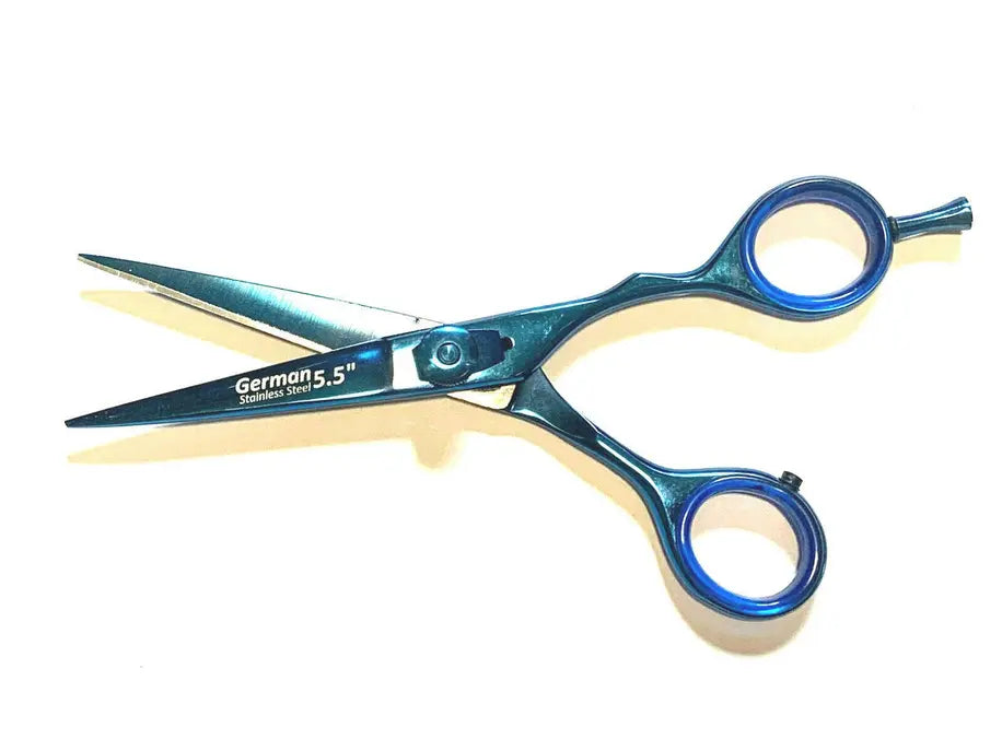 German Hair Cutting Grooming Trimming Scissors Shears Blue Hashir Products