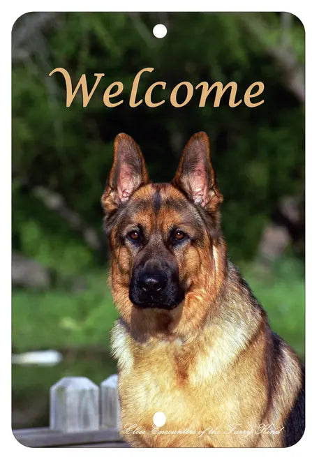 German Shepherd - Best of Breed  Indoor/Outdoor Aluminum Sign Best of Breed