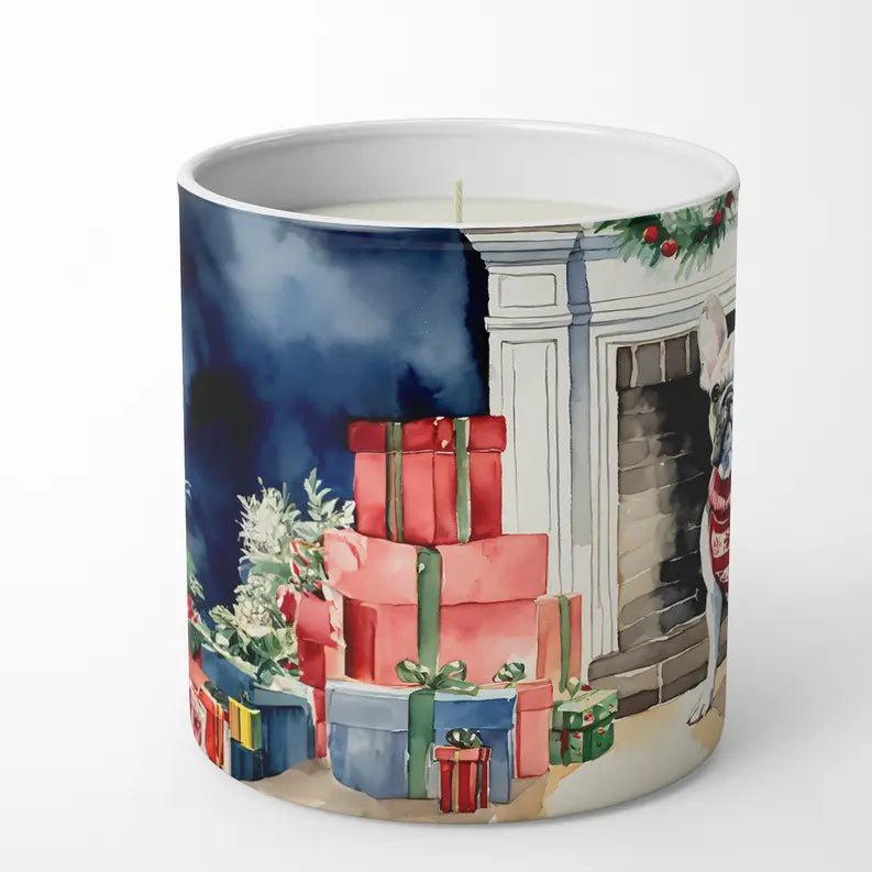 German Shepherd Cozy Christmas Decorative Soy Candle Caroline's Treasures