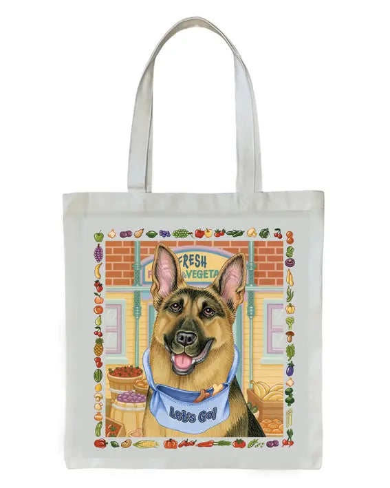 German Shepherd - Tomoyo Pitcher   Dog Breed Tote Bags Best of Breed