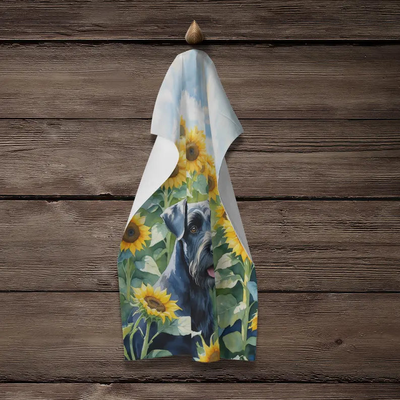 German Shepherd in Sunflowers Pair of Pot Holders Caroline's Treasures