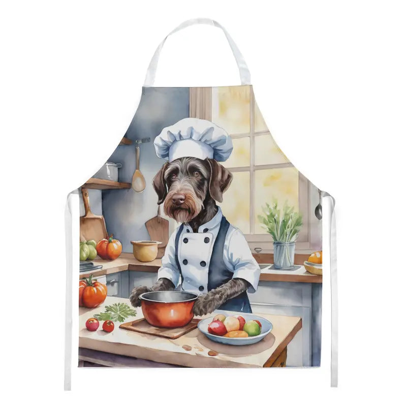 German Wirehaired Pointer The Chef Apron Caroline's Treasures
