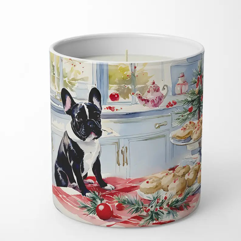 Giant Schnauzer Christmas Cookies Decorative Soy Candle Caroline's Treasures