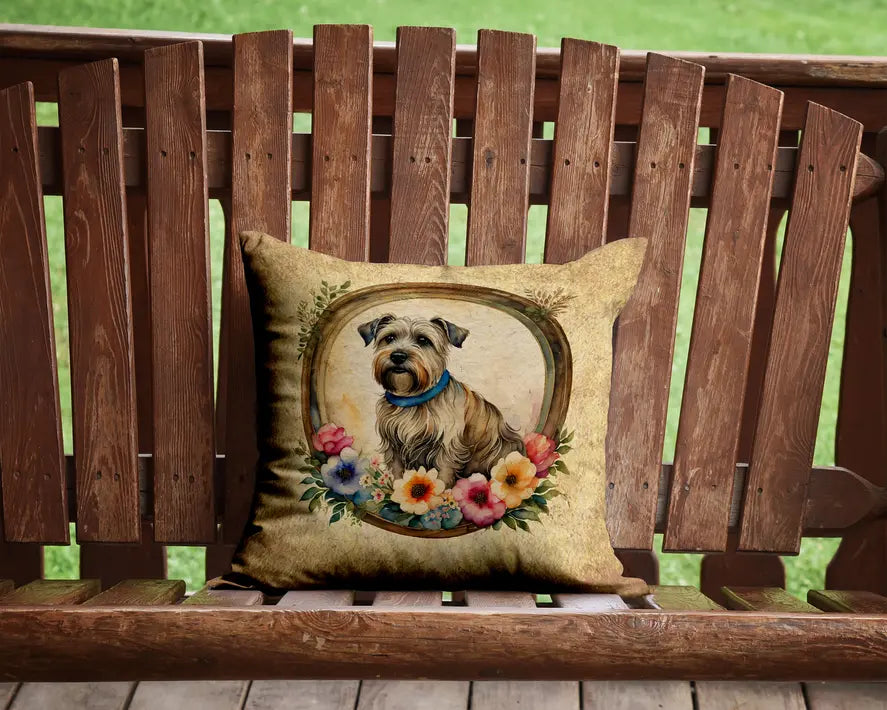 Giant Schnauzer and Flowers Pair of Pot Holders Caroline's Treasures