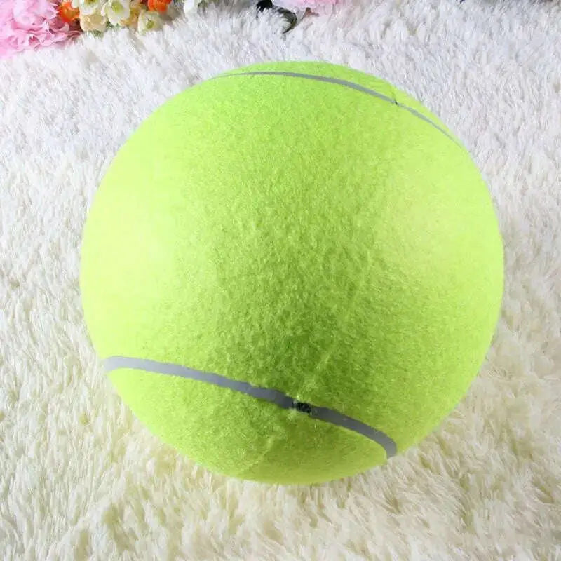 Giant-Tennis-Ball-For-Pet-Chew-Toy-Big-Inflatable-Tennis-Ball-Signature-Mega-Jumbo-Pet-Toy-Ball-Supplies-Outdoor-Cricket-GreatEagleInc-334162941