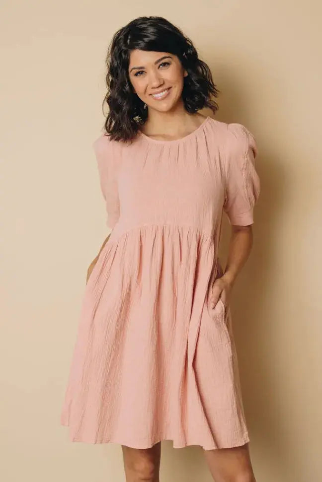 Gilbert Empire Waist Dress Stay Warm in Style