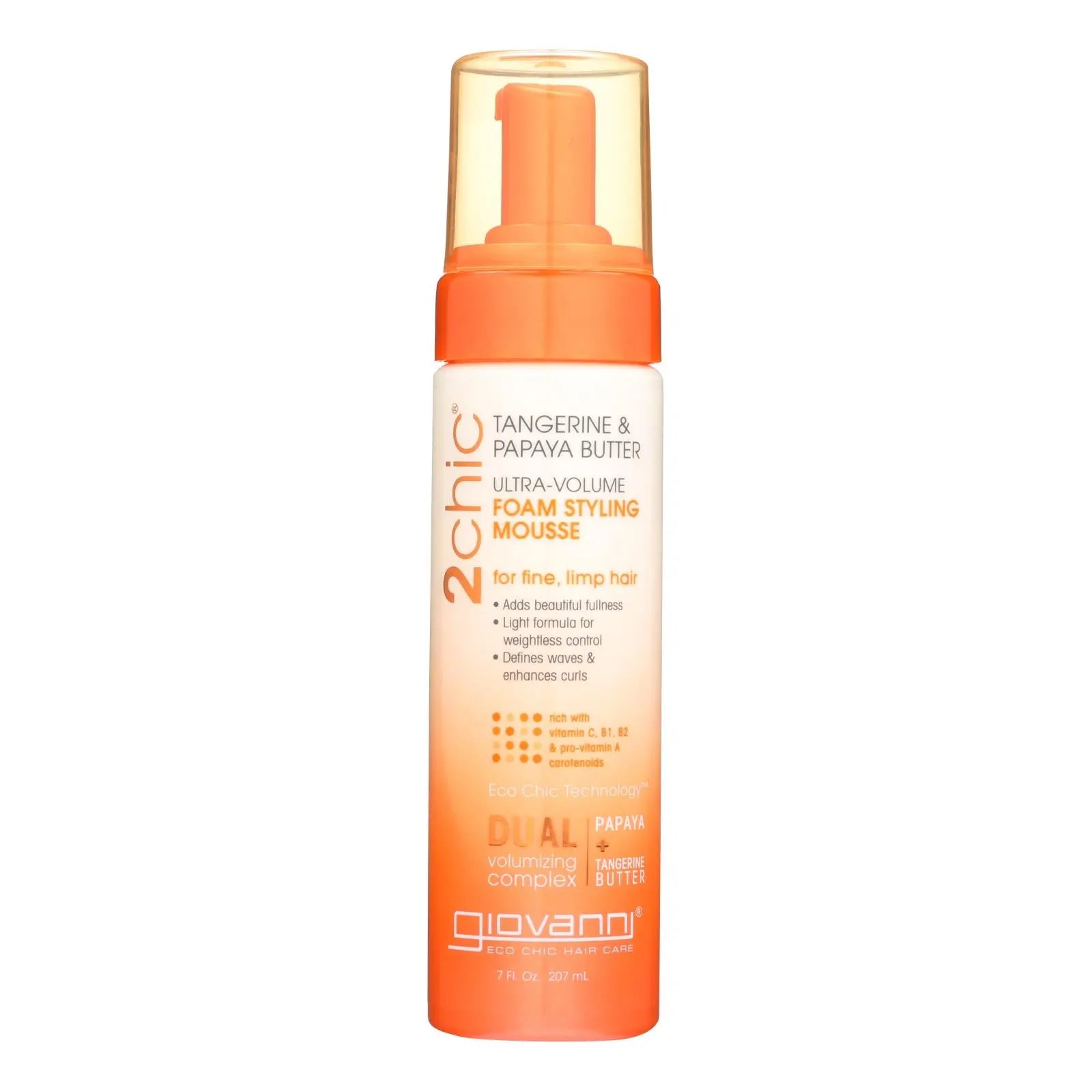 Giovanni Hair Care Products 2chic Style Mousse - Ultra-volume - 7 Fl Oz - GreatEagleInc