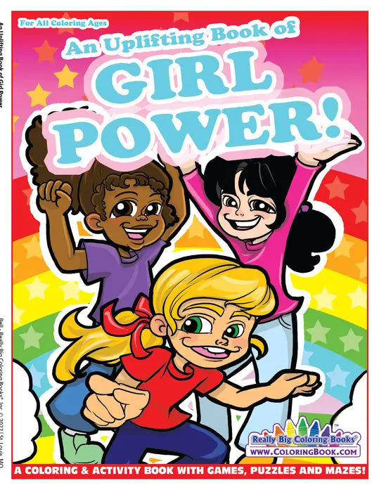 Girl Power Really Big Coloring Books